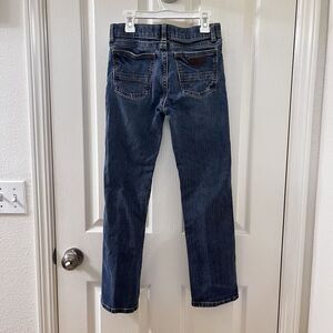 Wrangler Retro Slim Straight Fit Jeans Adjustable Waist Boys Size 11